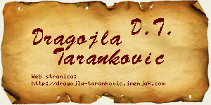 Dragojla Taranković vizit kartica